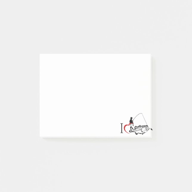 Fishing Store Post-it Klebezettel (Vorderseite)