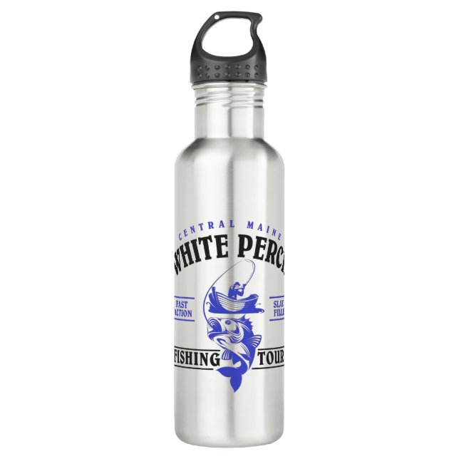 Fishing Tours Edelstahlflasche (Vorderseite)