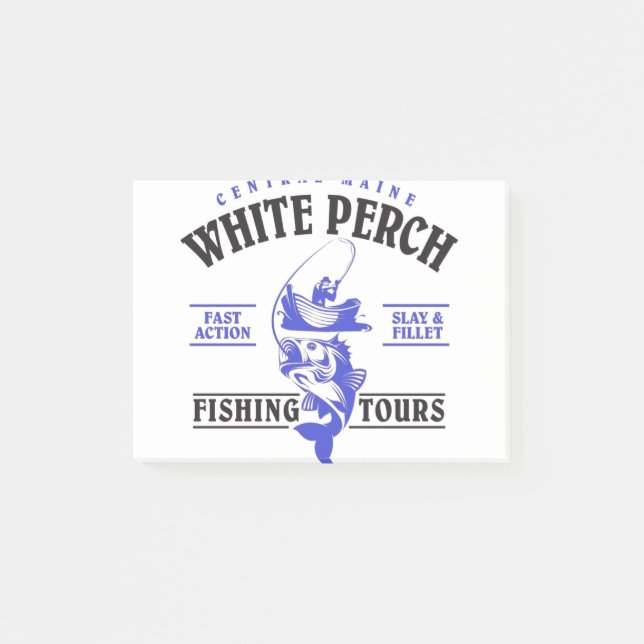 Fishing Tours Post-it Klebezettel (Vorderseite)