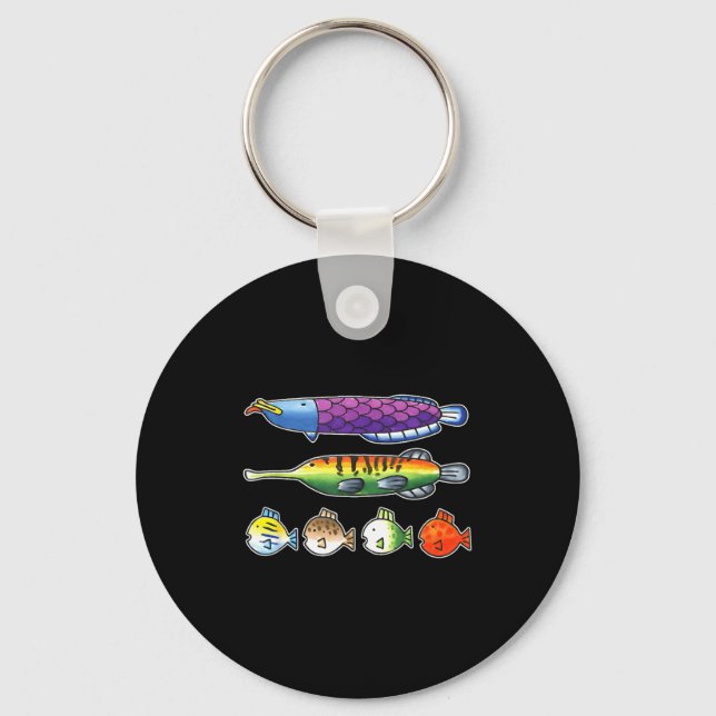 Fishing Wii Srts Fish Species  Schlüsselanhänger (Vorderseite)