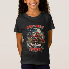 Fishing with Santa T-Shirt