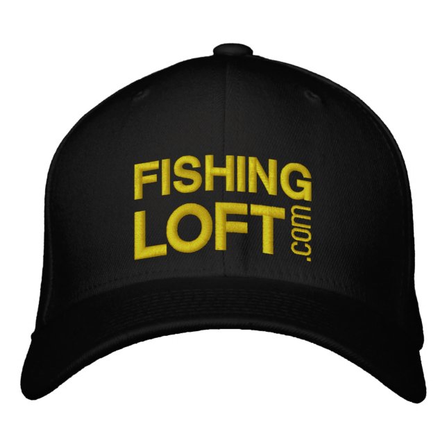 FishingLoft.com Flex Fit Hat Bestickte Baseballkappe (Vorderseite)