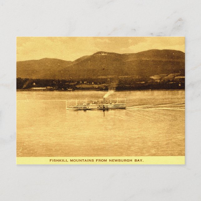 Fishkill Mountains, Newburgh Bay, New York c1915 v Postkarte (Vorderseite)
