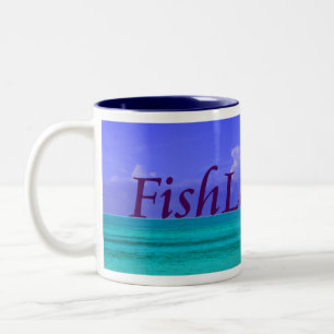 FishLore.com-Tasse Zweifarbige Tasse