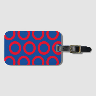 Fishman Donut Phish Design Luggage Tag  Gepäckanhänger