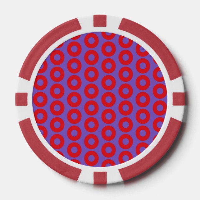 Fishman Donut Poker Chip (Vorderseite)