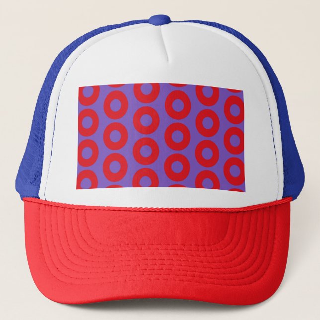 Fishman Donut Trucker Hat Truckerkappe (Vorderseite)