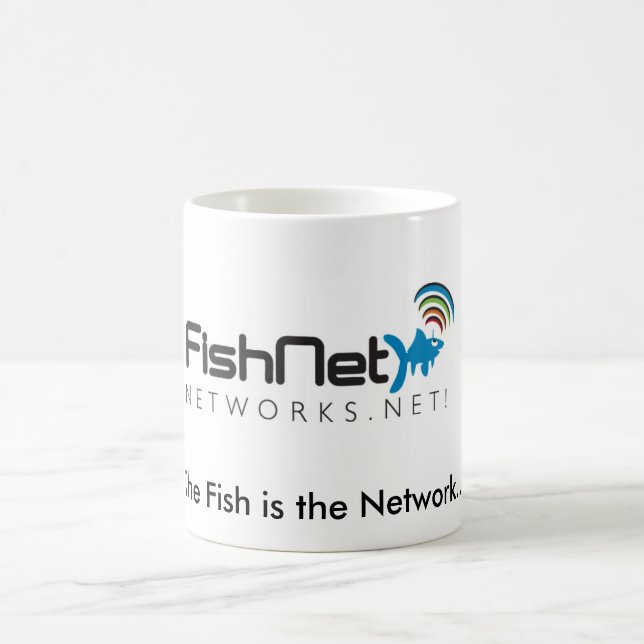 FishNet-NetWorks.Net! Kaffee-Tasse Kaffeetasse (Mittel)