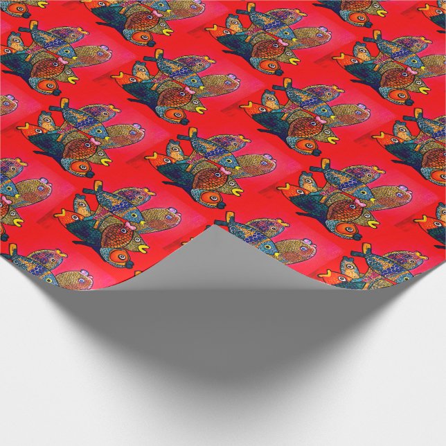 Fishout Wrapping Paper Geschenkpapier (Ecke)