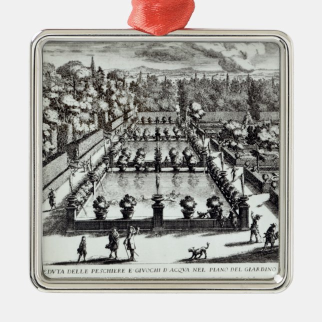 Fishponds an Landhaus d'Este, Tivoli, von 'Le Silbernes Ornament (Vorne)