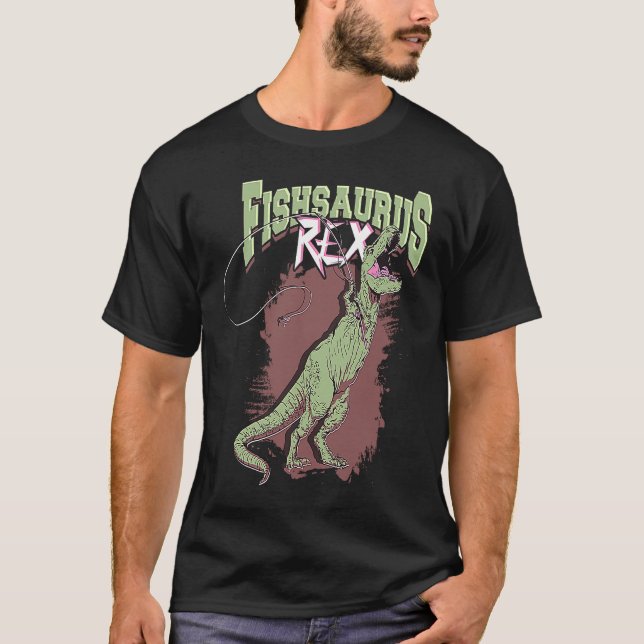 Fishsaurus rex u2013 Foreut Fisheries Rex T-Shirt (Vorderseite)