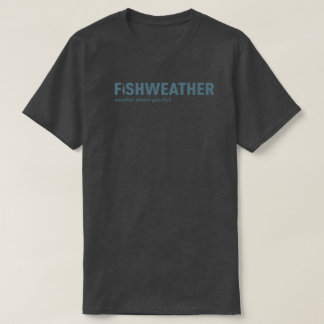 FishWeather schwarzer T - Shirt
