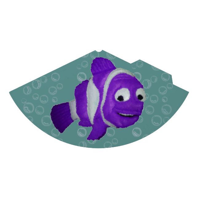 Fishy Lila Partyhütchen (Vorderseite)