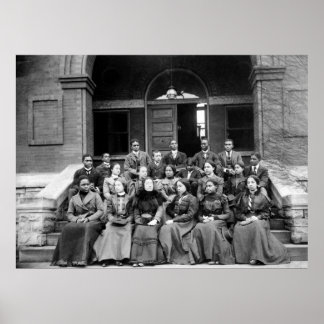Fisk University Students: 1899 Poster