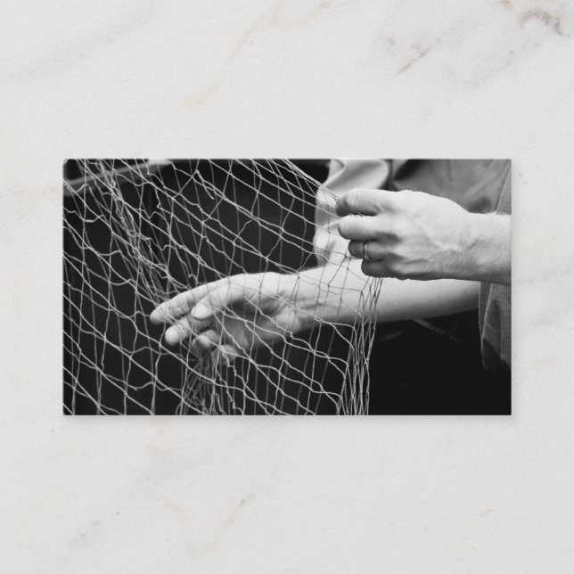 Fiskennetzkarte Visitenkarte (Vorderseite)