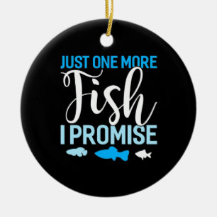 Fiskus nur noch einen Fisch Keramik Ornament