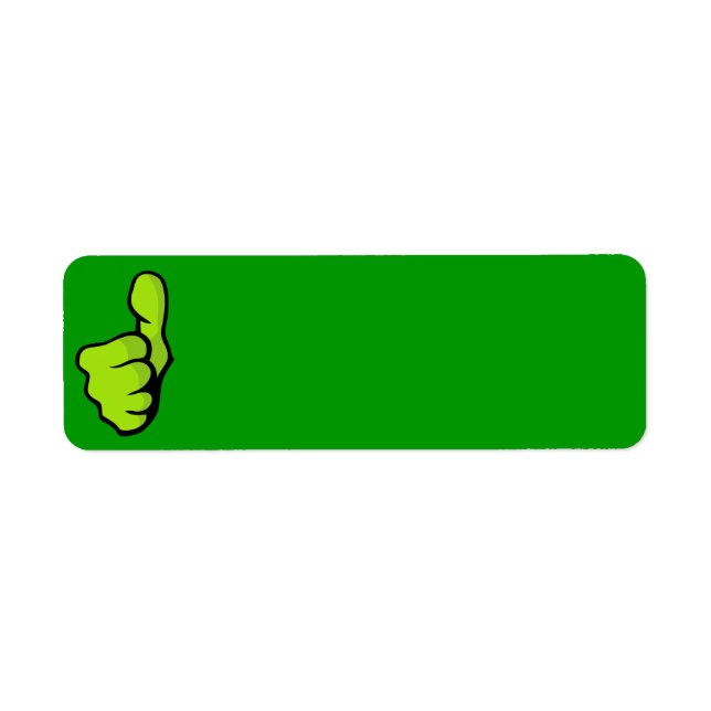 fist-160957 fist Daumenfinger top große grüne posi (Vorne)