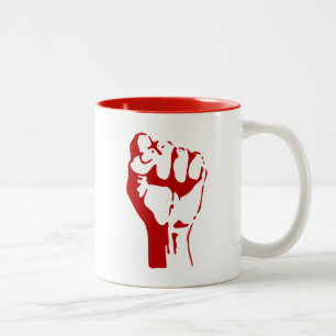 Fist-296563 BLOODS BLUT fist Power kämpfen gepäc Zweifarbige Tasse