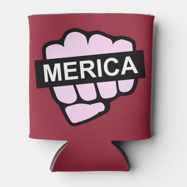 Fist voll von Merica Dosenkühler (Vorderseite)