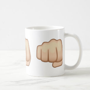 Fisted Handzeichen Emoji Tasse