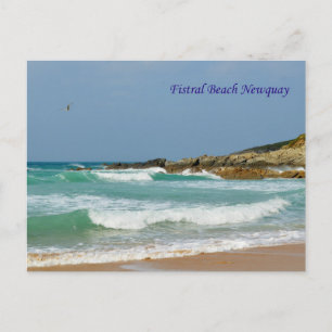 Fistral Beach Newquay Cornwall England Postkarte