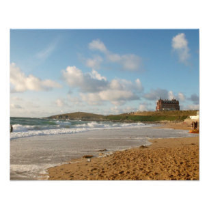 Fistral Strand Newquay Cornwall England Fotodruck