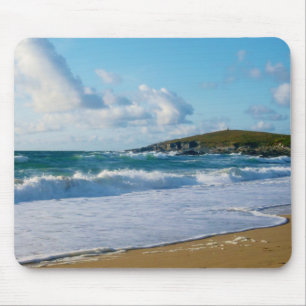 Fistral Strand Newquay Cornwall England Mousepad