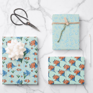 FisWrapping-Papier-Flachblatt-Set für niedlichen C Geschenkpapier Set