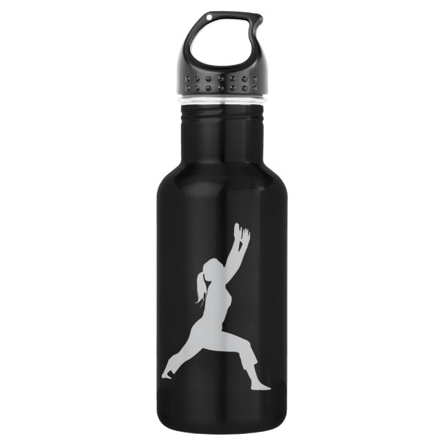 Fit-Bleib-Freiheits-Flasche Edelstahlflasche (Vorderseite)