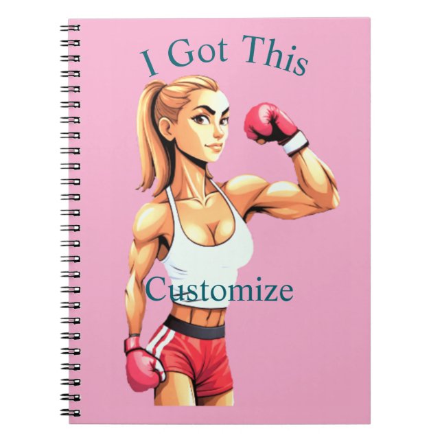 Fit Boxerin Thunder_Cove Notizblock (Vorderseite)