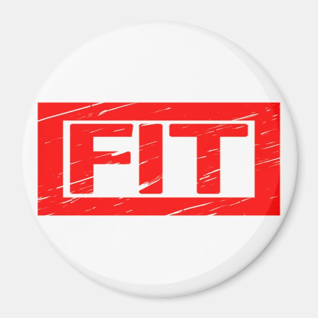 Fit-Briefmarke Magnet (Vorne)