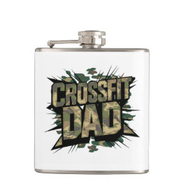 Fit Father Explosive Camouflage CrossFit Flask Flachmann