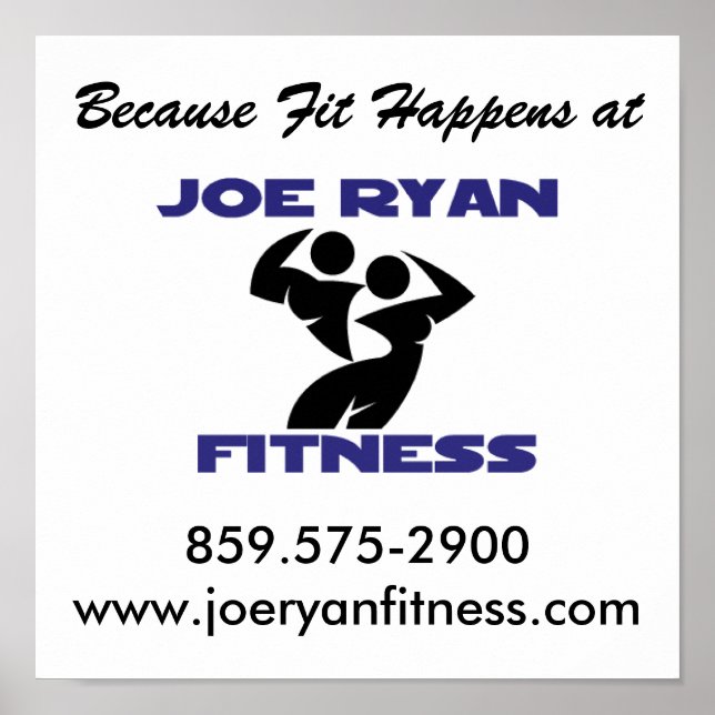 Fit Happens Poster (Vorne)