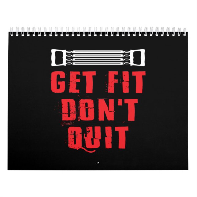 Fit nicht aufhören kalender (Titelbild)
