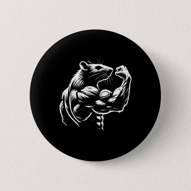 Fit Rat Gewicht Training Deadlift Gym Gewicht Button (Vorderseite)