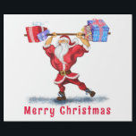 Fit Santa Claus Funny Christmas Wrapping Paper Geschenkpapier<br><div class="desc">Weihnachtswrapping Papier mit Bodybuilder Weihnachtsmann mit Weihnachtsgeschenken - Cartoon Malerei Sammlung - Anpassbar - oder Wählen / Fügen Sie Ihren einzigartigen Text / Name / Farbe - Make Your Special Gift - Umformen und verschieben oder entfernen und fügen Sie Elemente / Text mit Anpassungs-Tool ! Malerei und Design von MIGNED....</div>