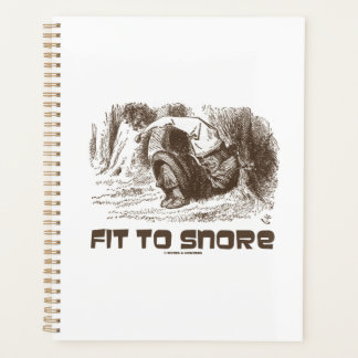Fit to Snore Red King Schnarchen Schlafen Wunderla Planer