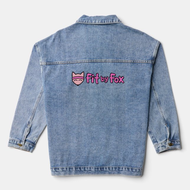 FitbyFox Fundamentals- Jeansjacke (Rückseite)