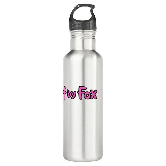 FitbyFox Fundamentals- Water Bottle Edelstahlflasche (Vorderseite)