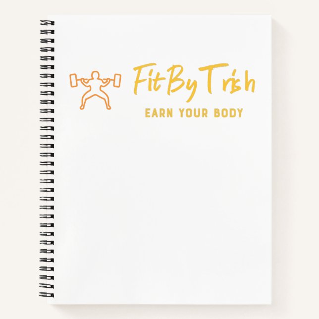 FitByTrish-Notebook Notizbuch (Vorderseite)