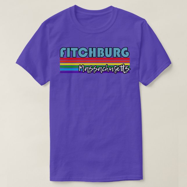 Fitchburg Massachusetts Pride Fitchburg LGBT Gesch T-Shirt (Design vorne)