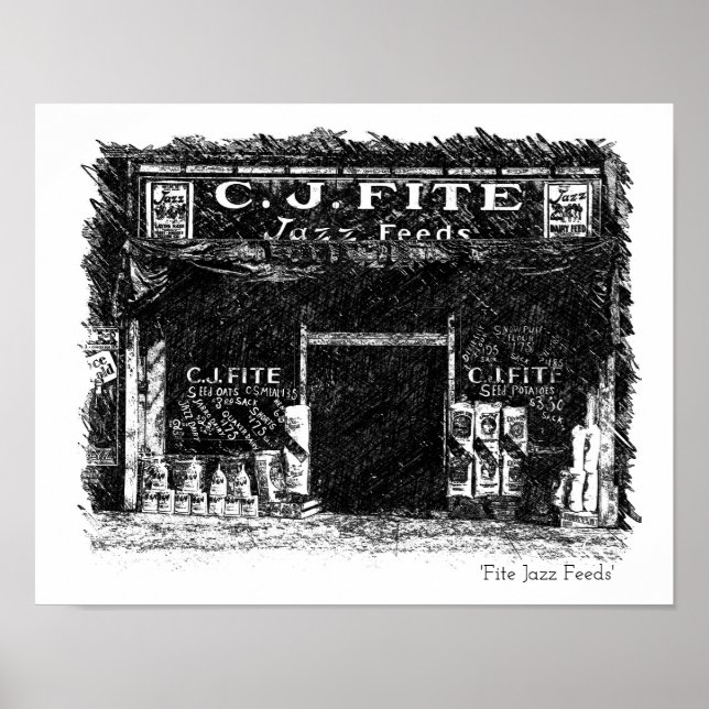 Fite Jazz Füttre Wandkunst Poster (Vorne)