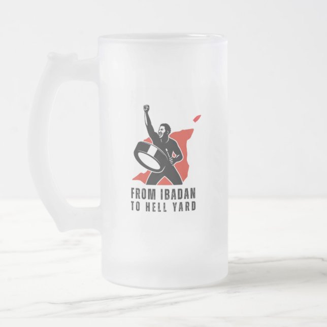FITHY 16oz Victory (Rechtshänder) Mattglas Bierglas (Links)