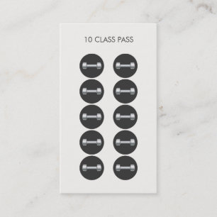 Fitness 10 Klasse-Pass-Karte Treuekarte
