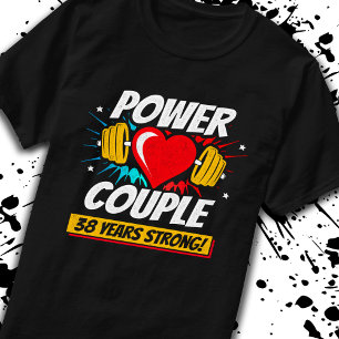 Fitness 38. Jubiläum 38 Jahre stark T-Shirt