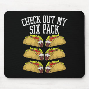 Fitness 6 Pack Tacos Lustiger Mexikanischer Gym To Mousepad