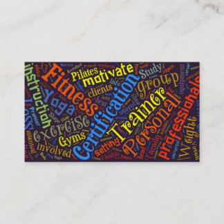 Fitness-berufliche Geschäfts-Karte Visitenkarte