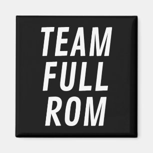 Fitness Bodybuilding Gym Team Full Rom Magnet