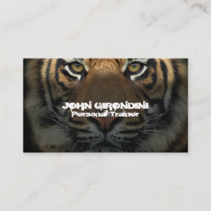 Fitness Bodybuilding Nutrition Personal Trainer Visitenkarte