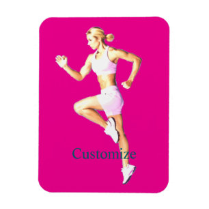 Fitneß Boxerin Thunder_Cove Magnet